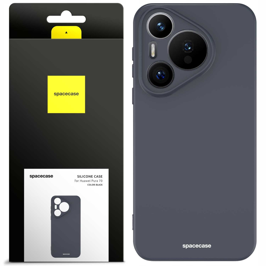 Spacecase Ümbris Silicone Case Huawei Pura 70 must