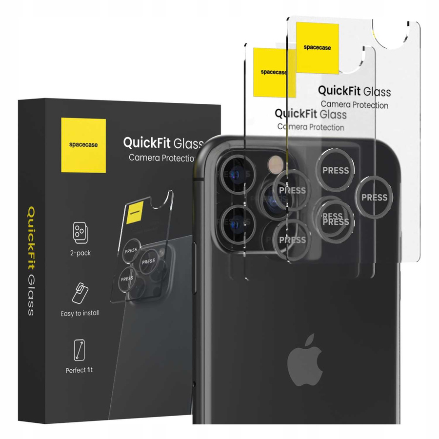 Spacecase Kaamera klaas QuickFit Camera iPhone 11 Pro/11 Pro Max/12 Pro must