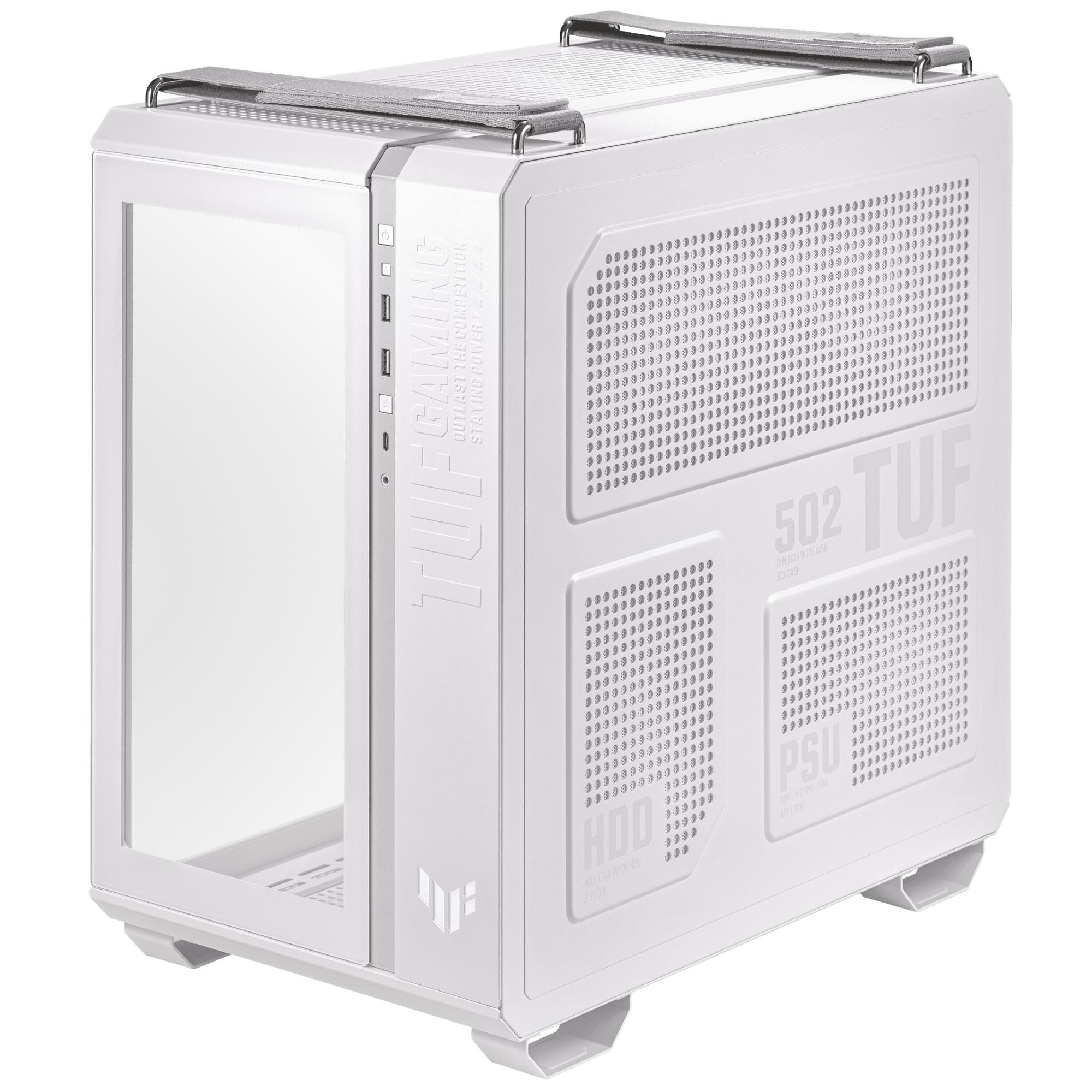 Arvutikorpus ASUS TUF Gaming GT502 MidiTower ATX valge