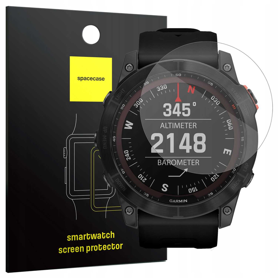 Spacecase Karastatud klaas SW Glass 2.5D Garmin Fenix 8 51mm