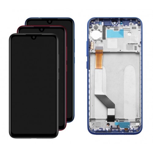 LCD Ekraan Ühildub Xiaomi Redmi 7 Koos Sinine Frame HQ