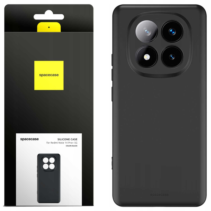Spacecase Silikoonist ümbris 3.0 Redmi Note 14 Pro+ 5G must