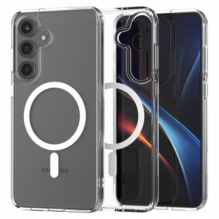 Spacecase Läbipaistev Mag ümbris Galaxy S25+