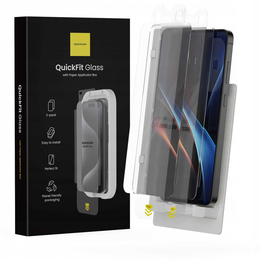 Spacecase Karastatud klaas QuickFit Glass Galaxy S24+/S25+