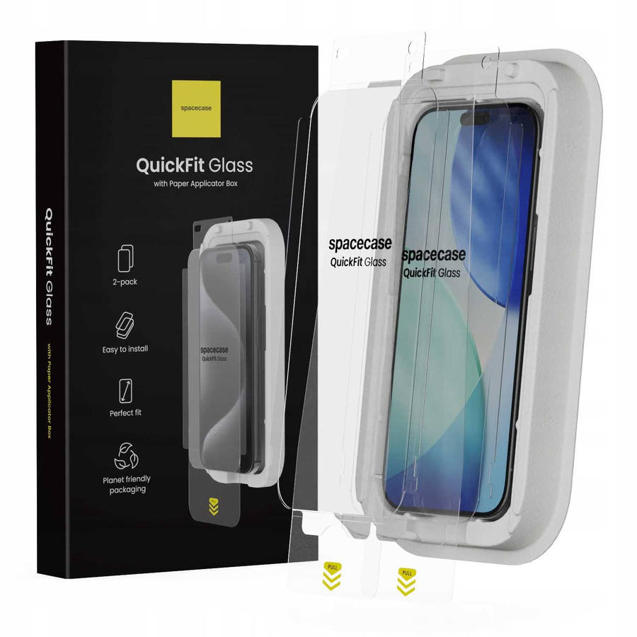 Spacecase Karastatud klaas QuickFit Glass iPhone 17 Air