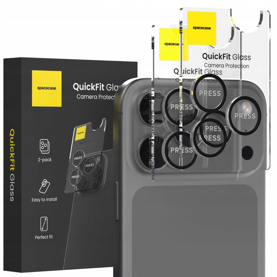 Spacecase Kaamera klaas Quickfit Camera iPhone 17 Pro / 17 Pro Max must