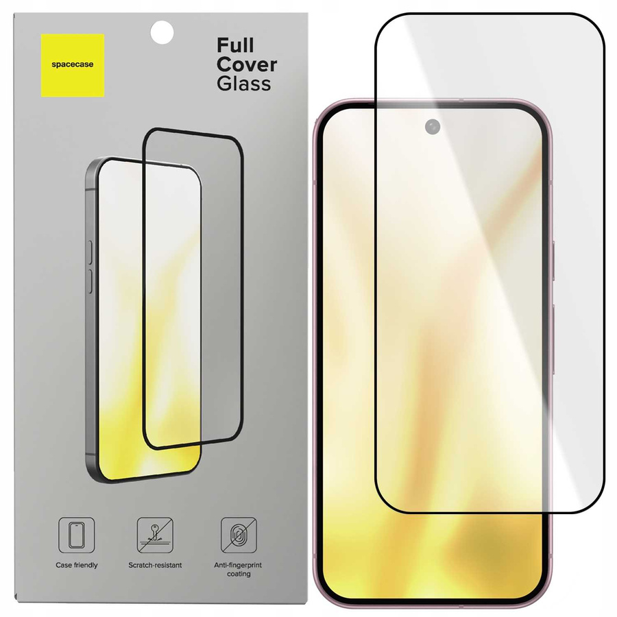 Spacecase Karastatud klaas Glass Full Cover Google Pixel 9 ProXL/10 Pro XL