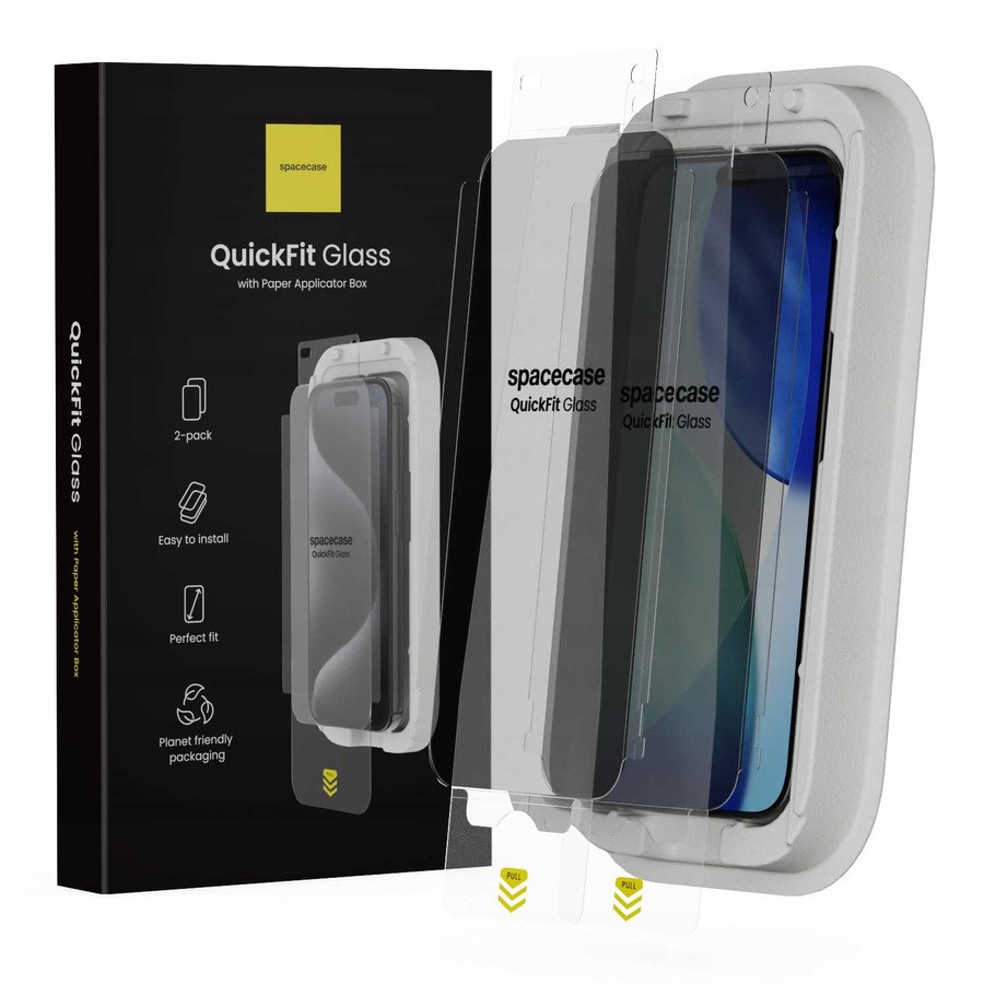 Spacecase Privaatsusklaas QuickFit Privacy iPhone 16 Pro Max / 17 Pro Max