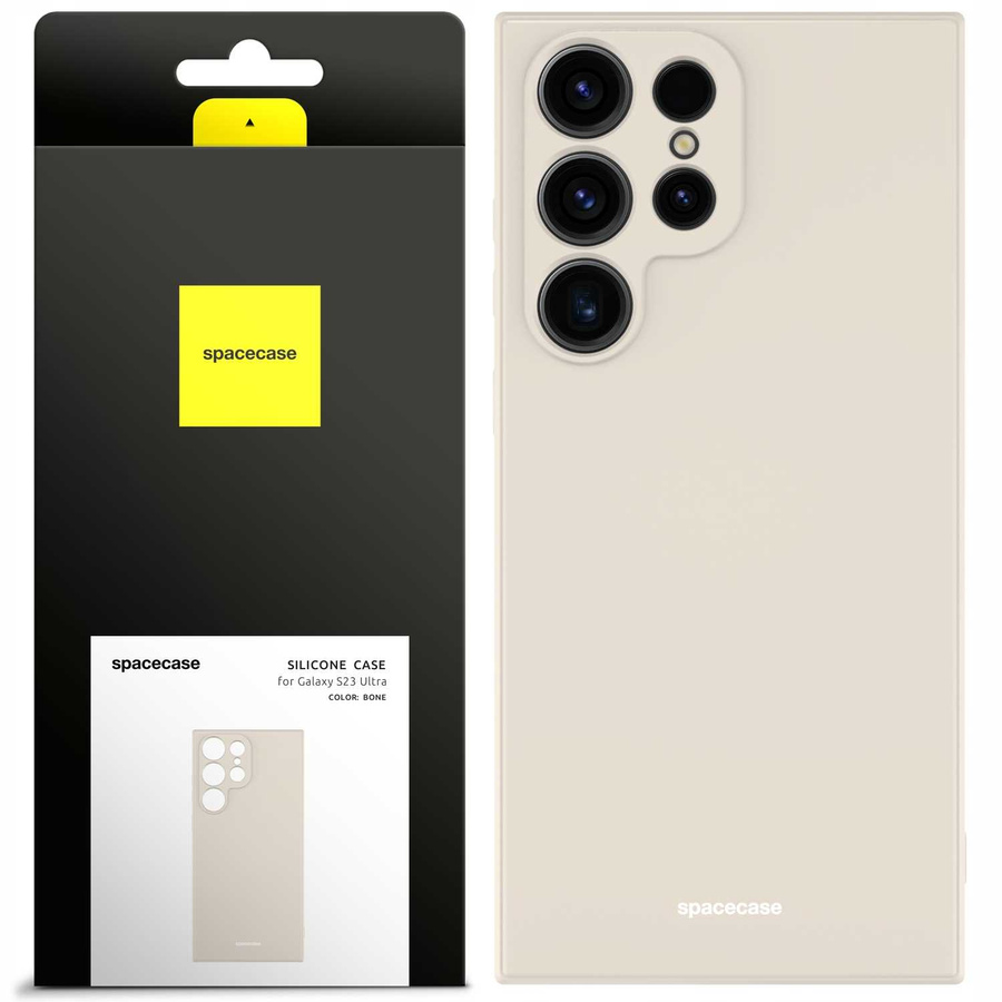 Spacecase Silikoonist ümbris Galaxy S23 Ultra luuvärvi