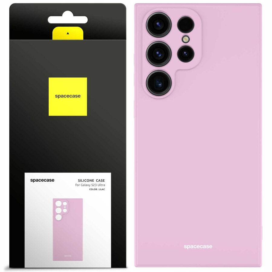 Spacecase Silikoonist ümbris Galaxy S23 Ultra lilla