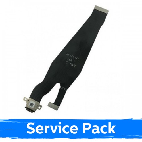 Charging Port Ühildub Huawei P20 Koos Flex / Plata 100% Original (Service Pack)
