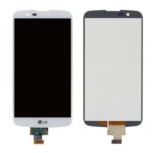 LCD Ekraan Ühildub LG K420n K10 Valge HQ