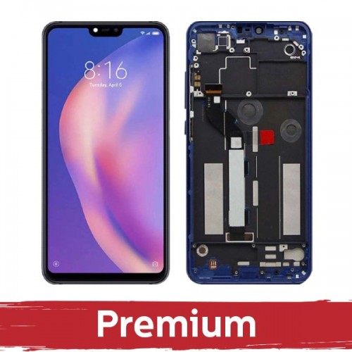 LCD Ekraan Ühildub Xiaomi Mi 8 Lite Must koos Frame OEM