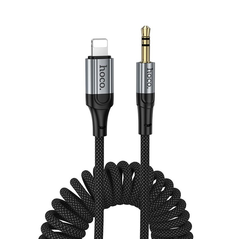 Kabel AUX Jack 3,5 mm do Lightning Hoco 1,5 m UPA33A must