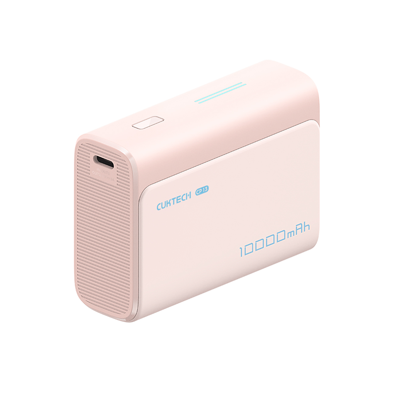 Powerbank Cuktech CP13 30W 10000mAh USB-C + USB-A - roosa
