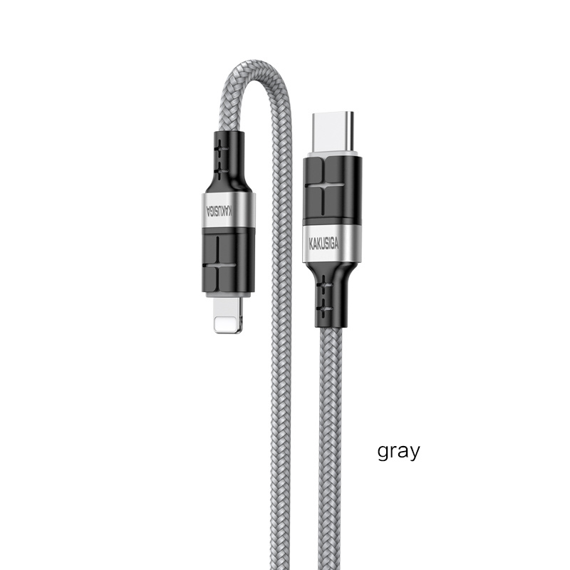 Kakusiga KSC-696 Type-C/Lightning USB kaabel 1.2m PD20W HALL