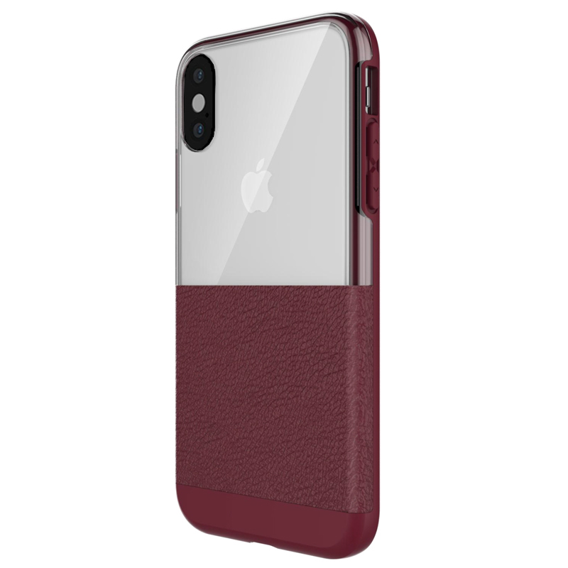 X-Doria Dash ümbris seadmele iPhone XS Max, bordoopunane