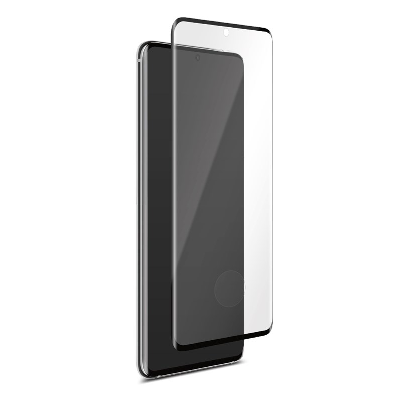 Puro Premium Full Edge Case Friendly karastatud ekraanikaitseklaas seadmele Samsung Galaxy S20, musta raamiga