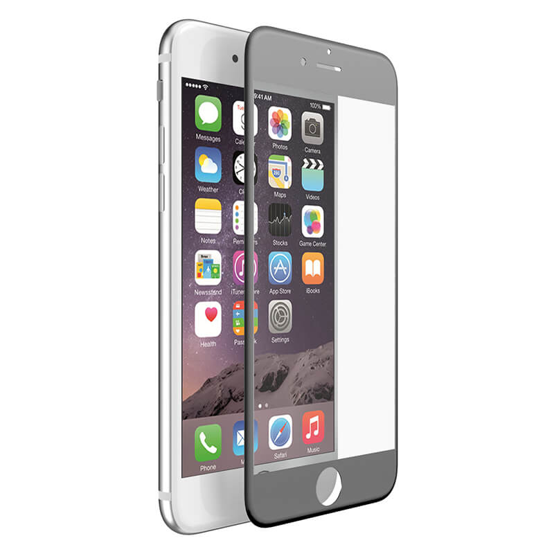 X-Doria ARC Guard 9H karastatud ekraanikaitseklaas seadmele iPhone 7 Plus, musta servaga