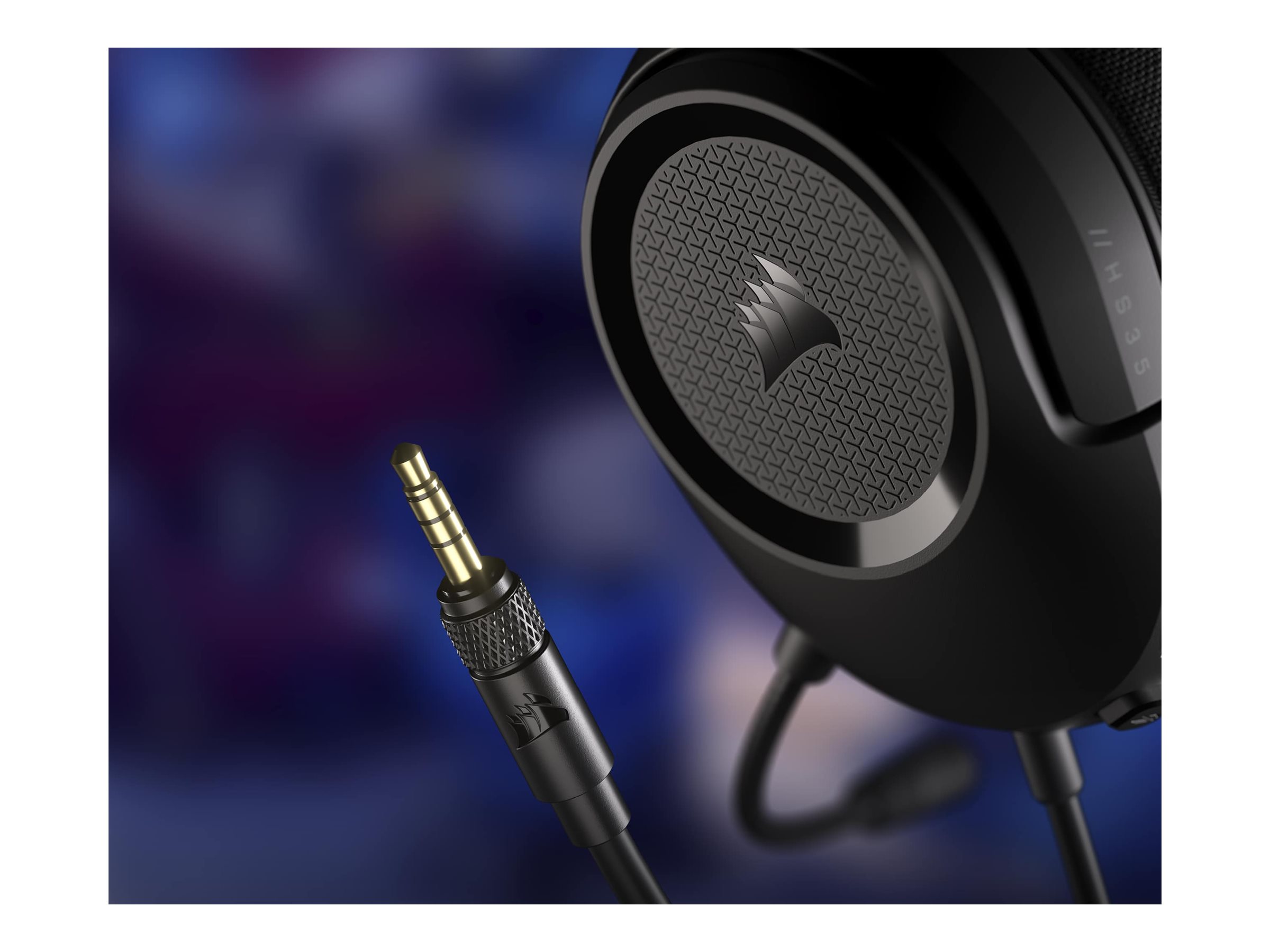 CORSAIR HS35 v2 mängukõrvaklapid mustad