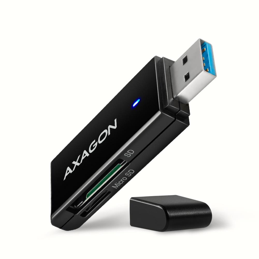 Axagon mälukaardilugeja USB3.2 SD/MicroSD CRE-S2N