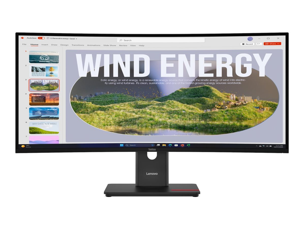 Lenovo ThinkVision T34WD-40 34" monitor