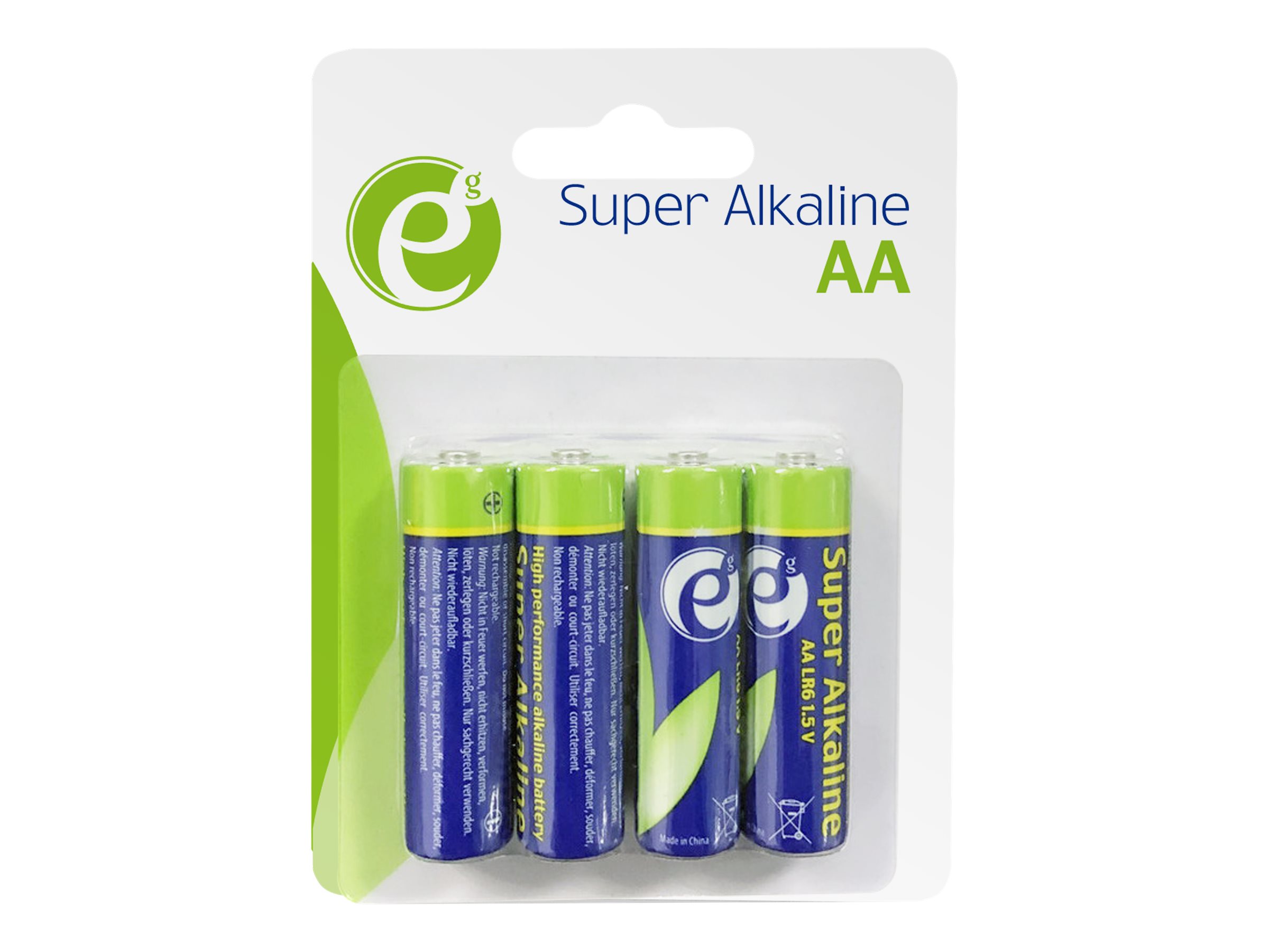 Gembird leelispatareid LR6 AA 4 tk