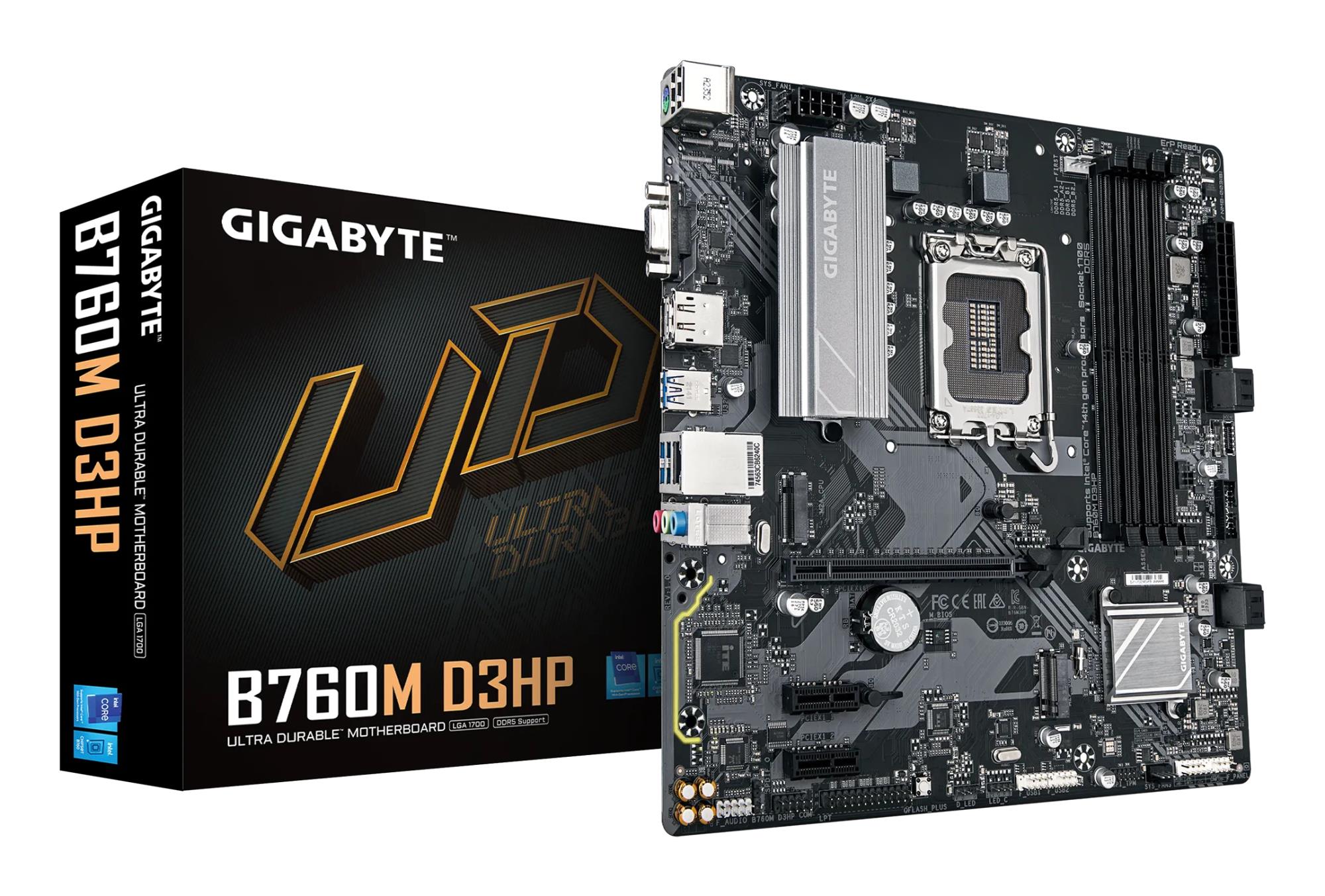 Emaplaat GIGABYTE Intel B760 LGA1700 DDR5 Micro-ATX