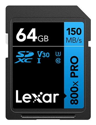 Lexar SDXC 64GB UHS-I mälukaart