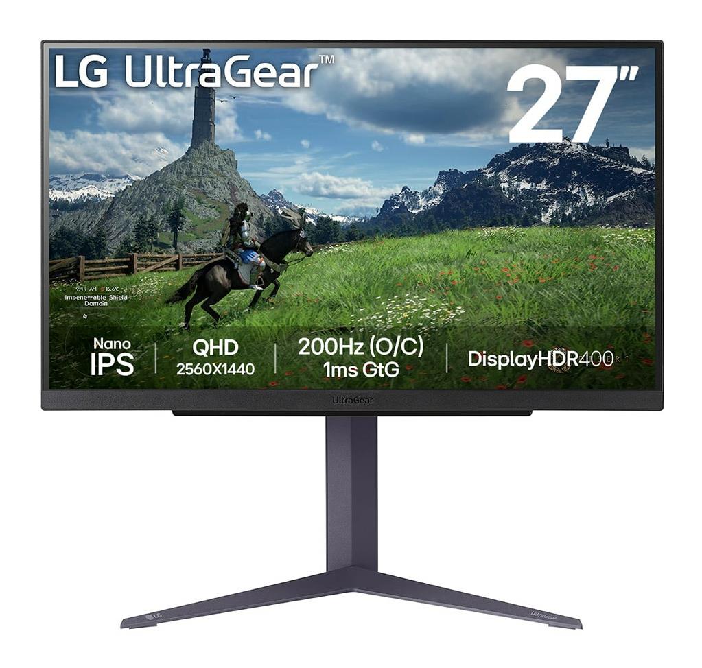 Monitor LG 27" IPS 2560x1440 180Hz 1 ms 27GS85Q-B