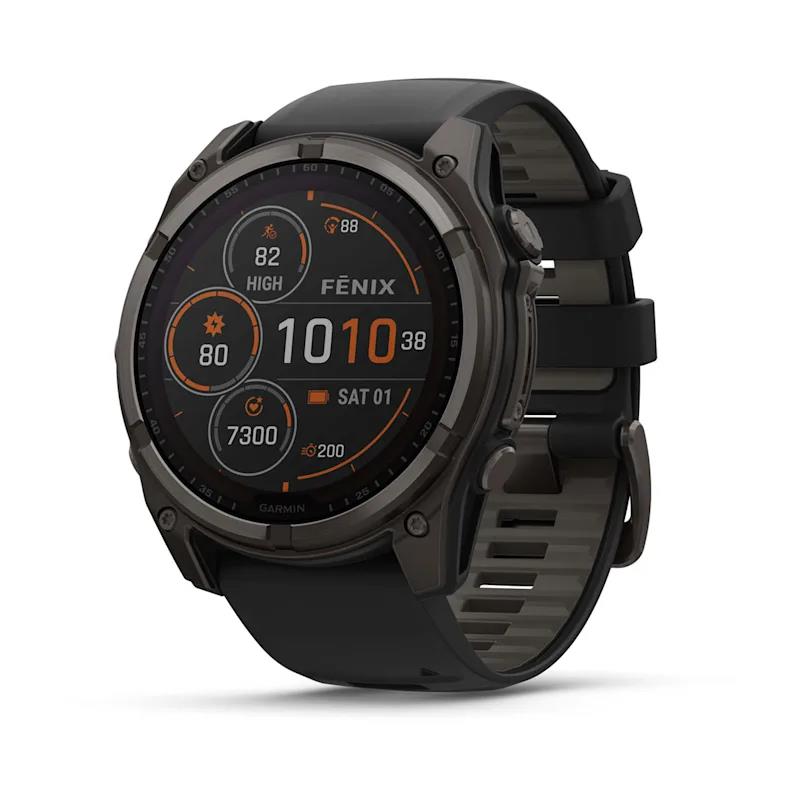 Nutikell Garmin Fenix 8 Sapphire Solar must/hall