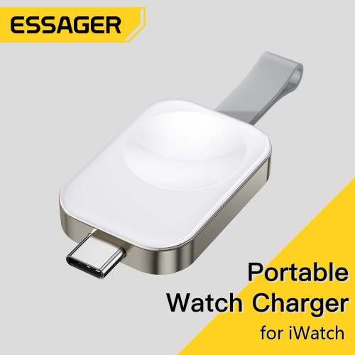 Juhtmevaba Laadija Essager "Bay Portable C" Valge (Apple Watch)