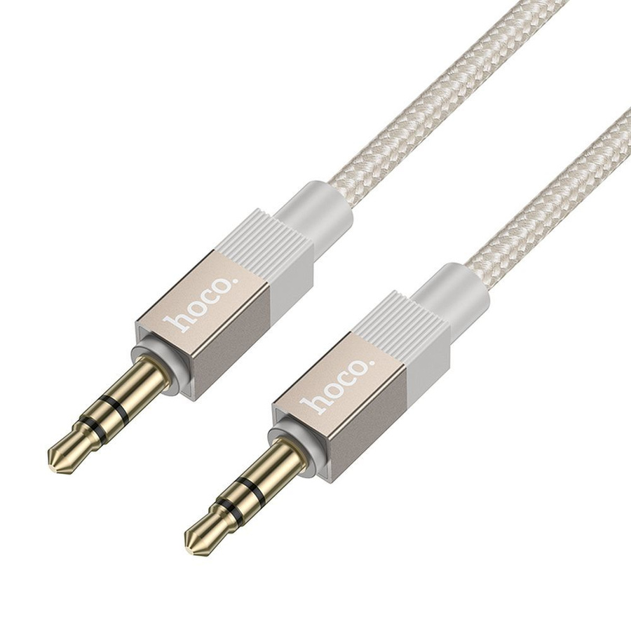 AUX kaabel Jack 3,5 mm (isane) - Jack 3,5 mm (isane) Hoco 1 m UPA32 kuldne
