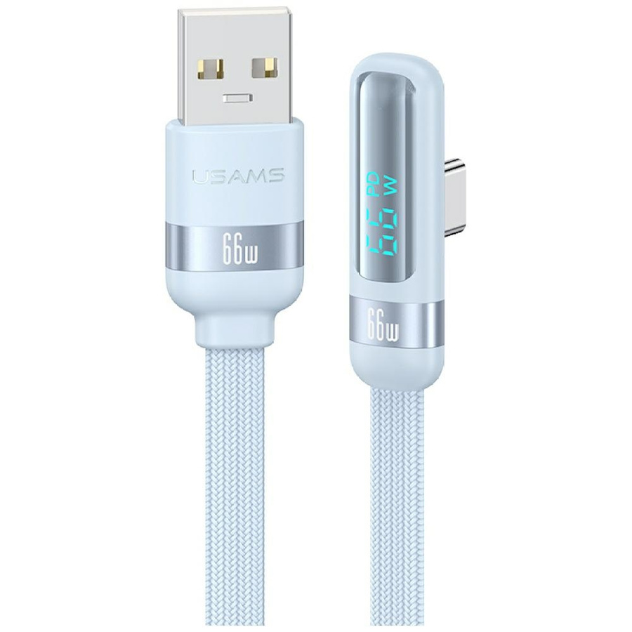 Kaabel USAMS US-SJ651 66W USB-A/USB-C 1.2m sinine
