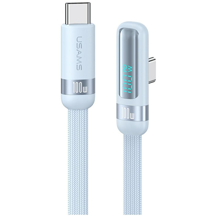 Kaabel USAMS US-SJ653 PD 100W USB-C/USB-C 1.2m sinine