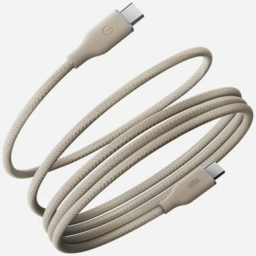 Kaabel Energea Helix 60 USB-C kuni USB-C magnetiline 480Mbps 60W 1.5m natural