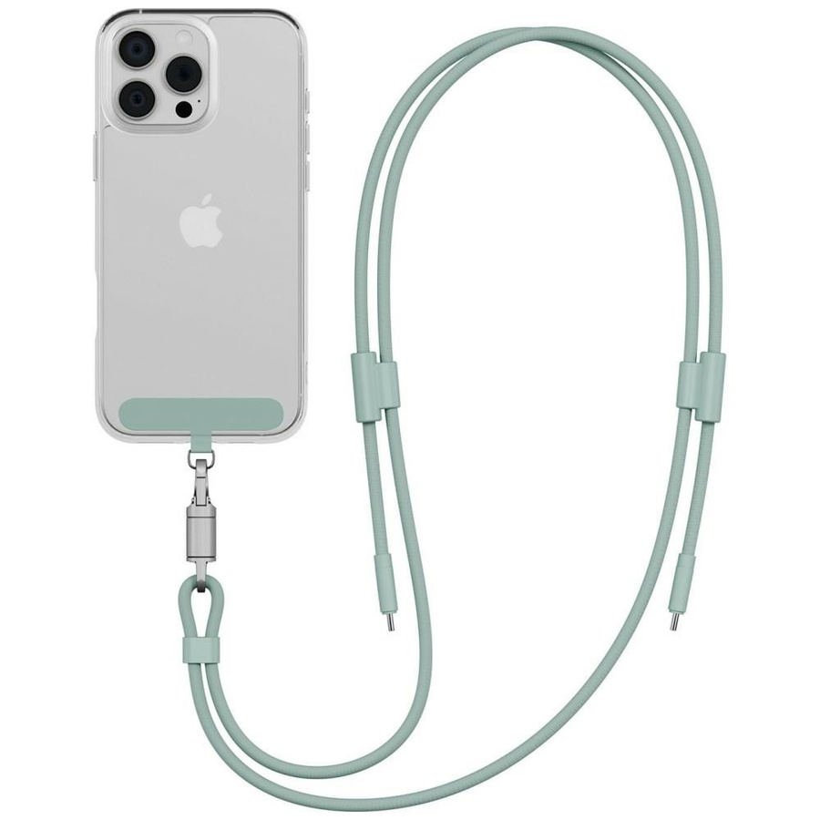 Kaabel ENERGEA Lasso Lanyard pael telefonile USB-C - USB-C 1.5m 240W salvei