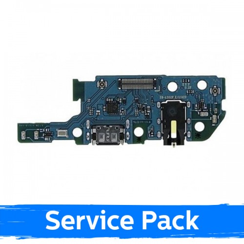 Charging Port Ühildub Samsung A202 A20e 2019 Koos Flex / Plata Original 100% (Service Pack)