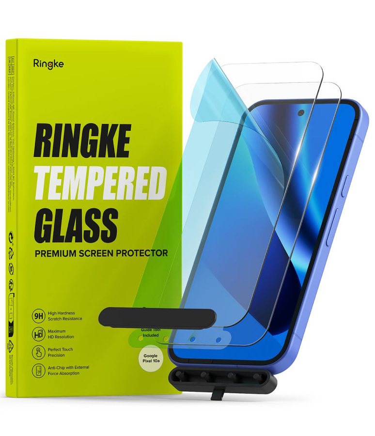RINGKE TEMPERED GLASS 2-PACK GOOGLE PIXEL 10A karastatud klaas läbipaistev