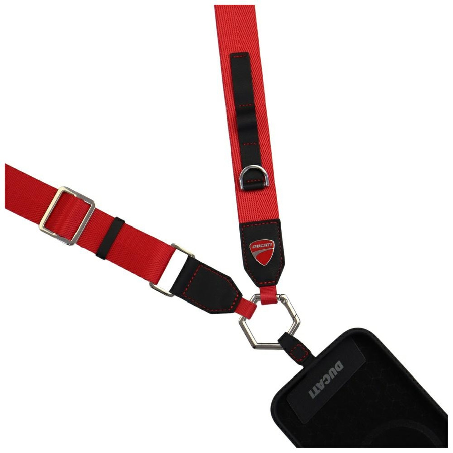 Uniwersalna smycz Ducati Lanyards        punane