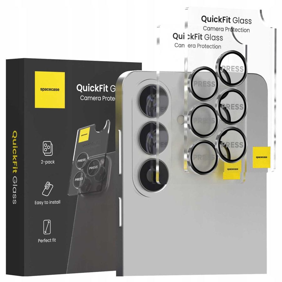 Kaamera kaitseklaas QuickFit Camera Galaxy S26/S26+ hõbedane