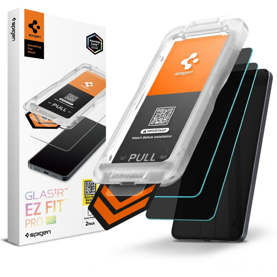Privaatsuse kaitseklaas SPIGEN GLAS.TR "EZ FIT PRO AC" HD 2-PACK GALAXY S26+ PLUS PRIVACY