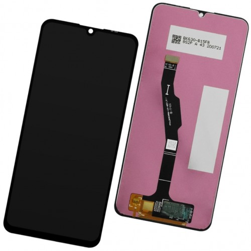 LCD Ekraan Ühildub Huawei Y6P 2020 Must HQ