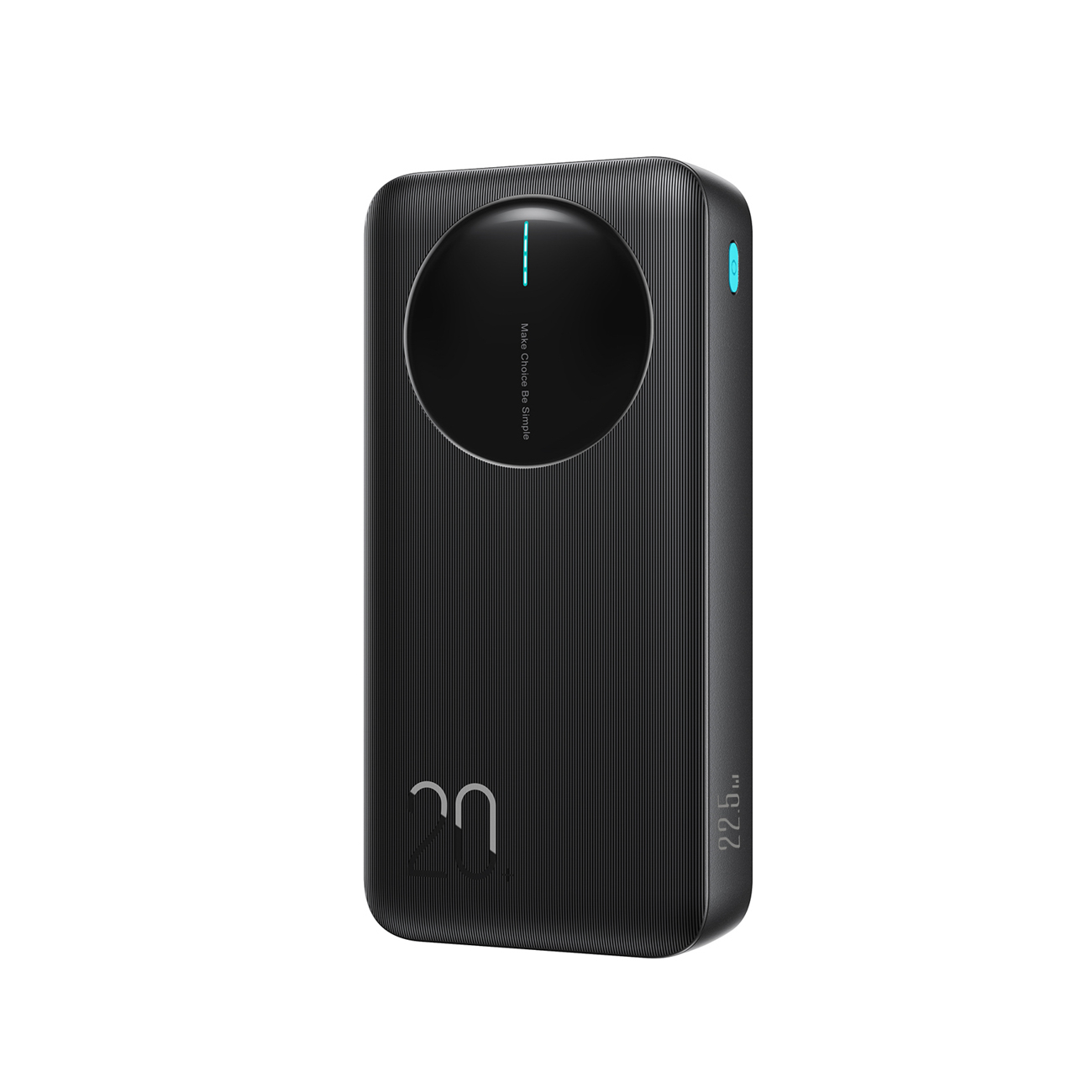 Joyroom JR-PBF14 Pro akupank 22.5W 20000mAh digitaalse ekraaniga 2x USB-A 1x USB-C - must