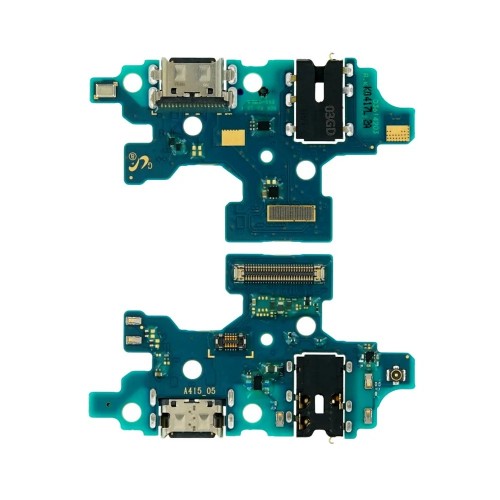 Charging Port Ühildub Samsung A415 A41 2020 koos Flex / Plata OEM