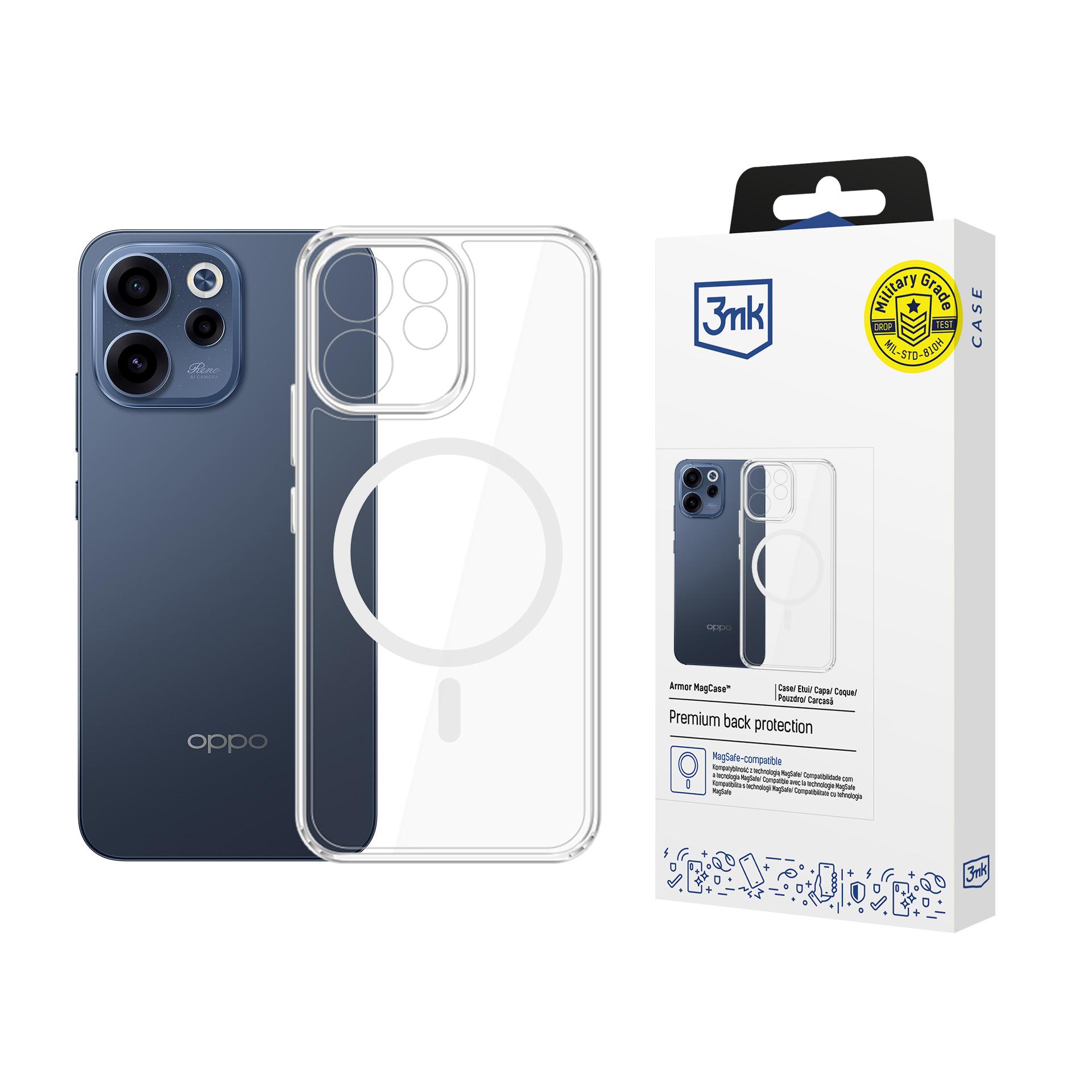 3mk Armor Magcase Oppo Reno 15 F 5G / Reno 15 FS 5G (CPH2801) jaoks - Läbipaistev