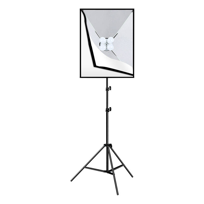 Puluz студийный комплект софтбокс 50x70cm, штатив, LED лампы 4 шт. PU5071EU