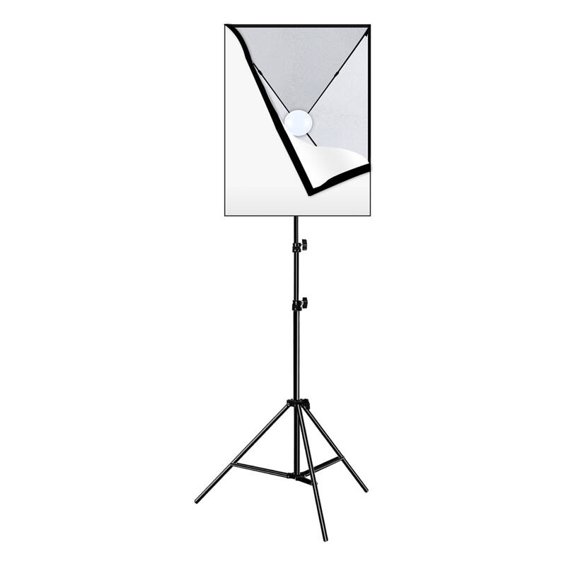 Puluz stuudiokomplekt LED softbox 50x70cm, statiiv, LED pirn 1 tk. PU5070EU