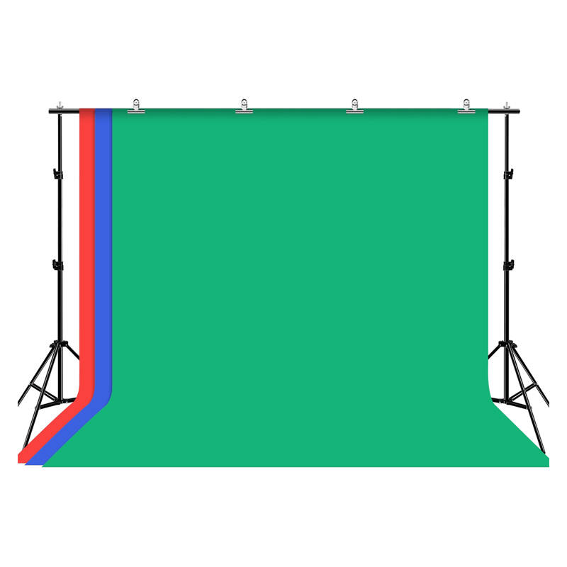 Комплект Puluz 2x3м стойка для фона + 3 фотофона PKT5205
