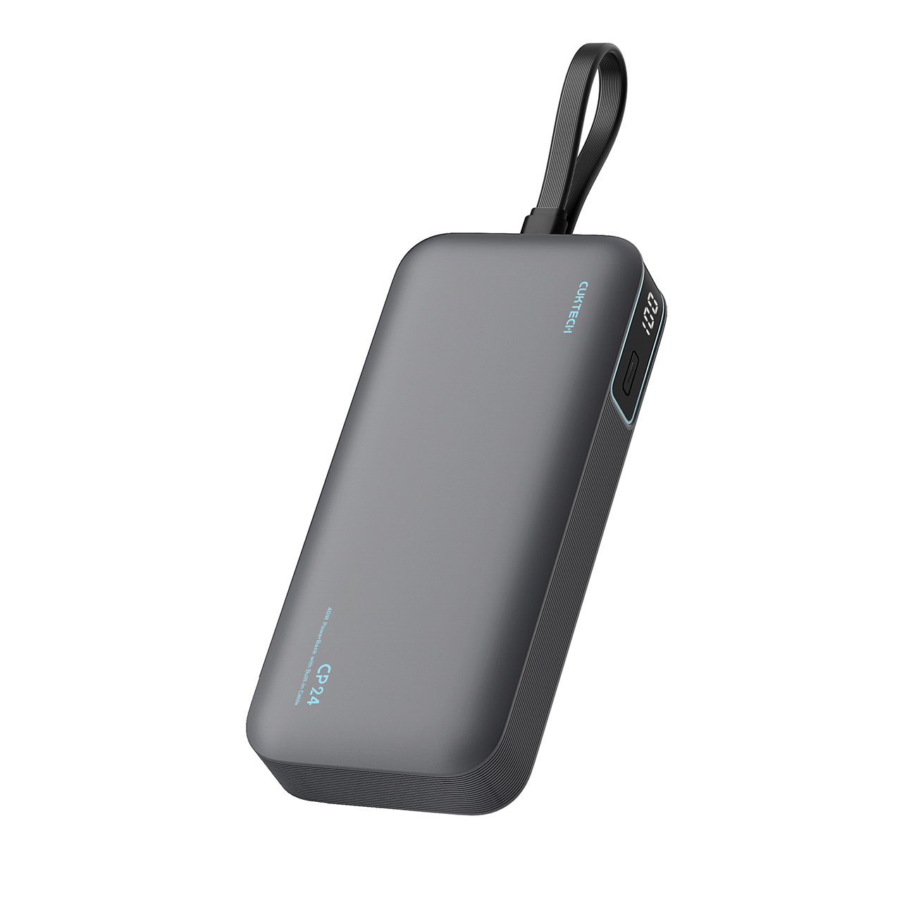 Cuktech LPB200N 40W 20000mAh Powerbank integreeritud kaabliga - Hall